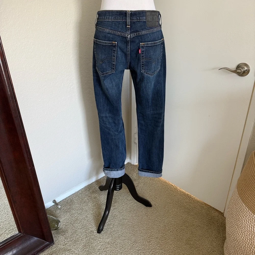 Levi's Dark Blue Straight Jeans for Men